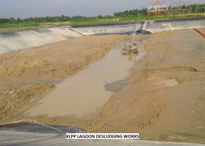 KLPP Lagoon Desludging Works (DONE)